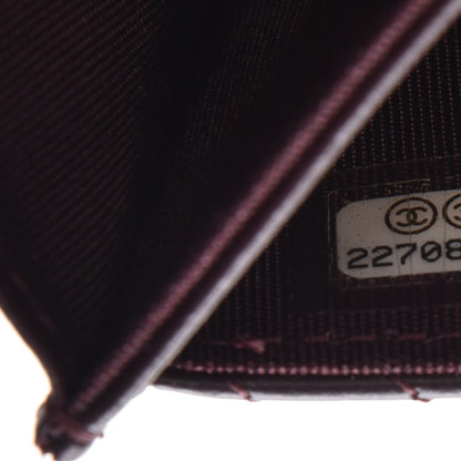 Chanel Aged Calfskin Chevron Quilted Small Reissue Flap Wallet Burgundy 8 of 9