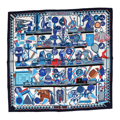 Hermes Silk Les Trophees Scarf 90 1 of 3