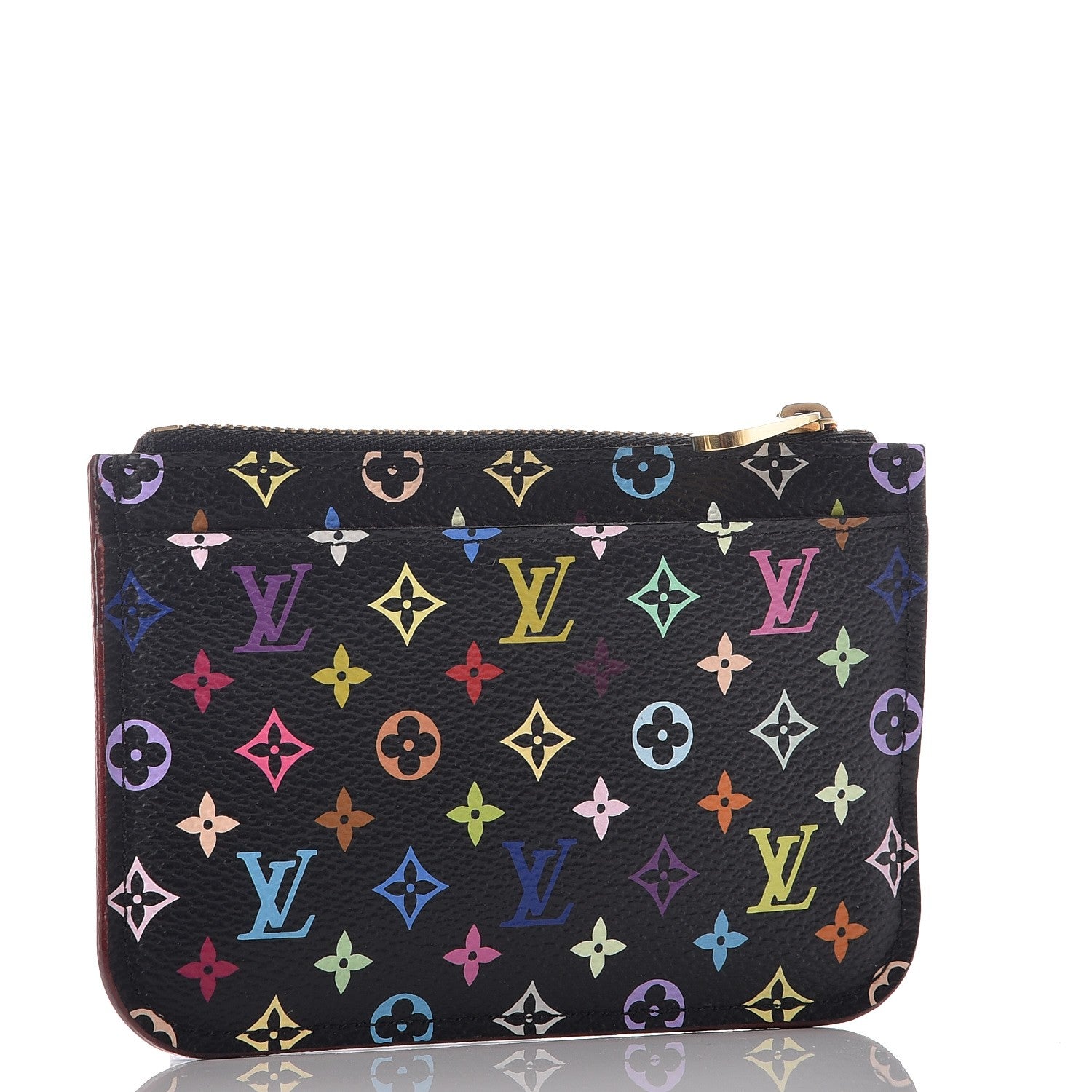 Louis Vuitton Monogram Multicolor Key Pouch Black Grenade 5 of 8