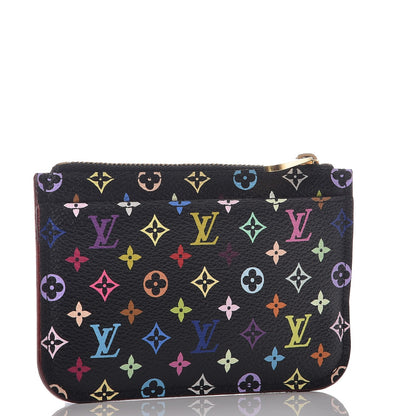 Louis Vuitton Monogram Multicolor Key Pouch Black Grenade 5 of 8