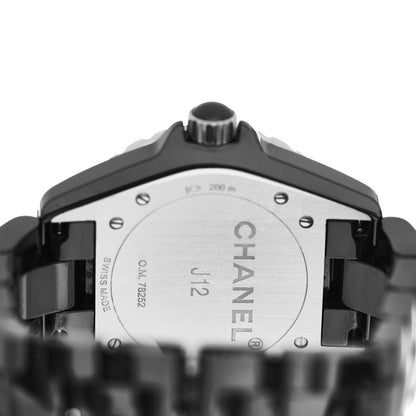 Chanel Stainless Steel Ceramic 38mm J12 Automatic Watch Black 4 of 4