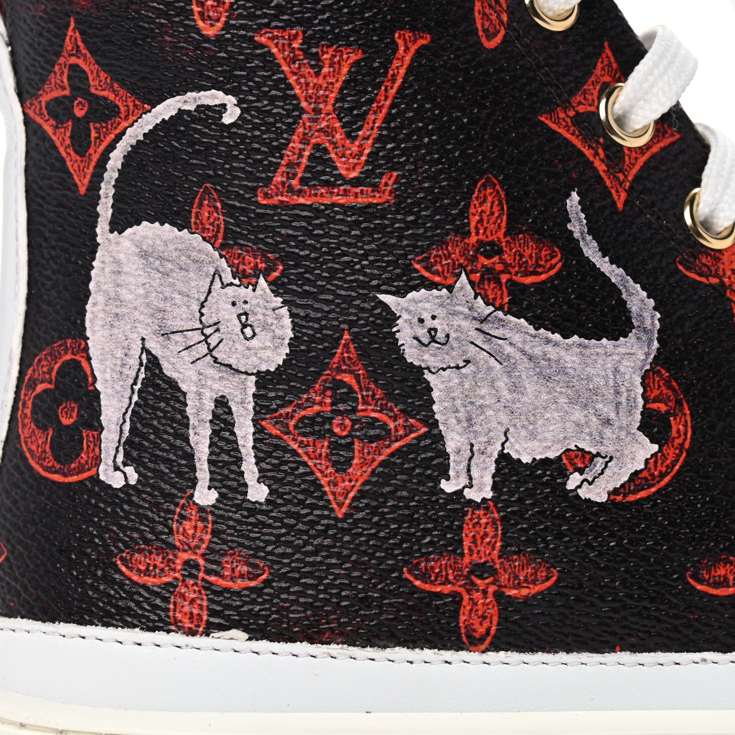 Louis Vuitton Catogram Stellar Sneaker Boots 38 Marron 6 of 12