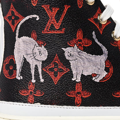 Louis Vuitton Catogram Stellar Sneaker Boots 38 Marron 6 of 12
