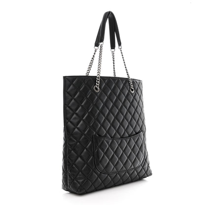 Chanel Lambskin Quilted Urban Delight Tote Black 3 of 10