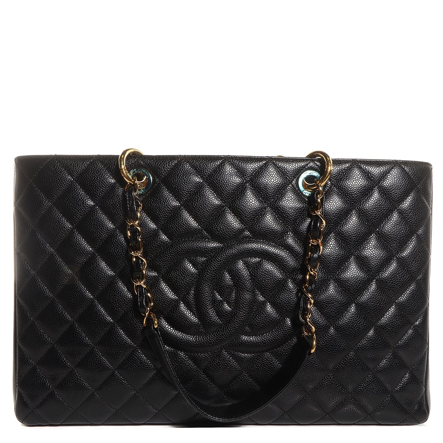 Caviar XL Grand Shopping Tote GST Black
