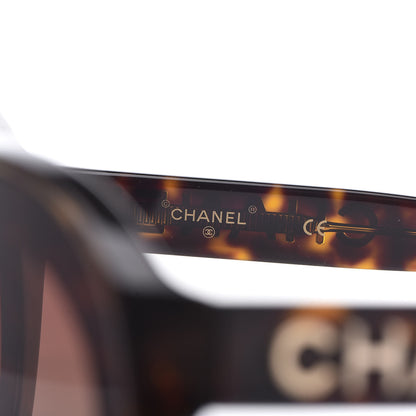Chanel Shield Sunglasses 71281 Dark Tortoise 6 of 8