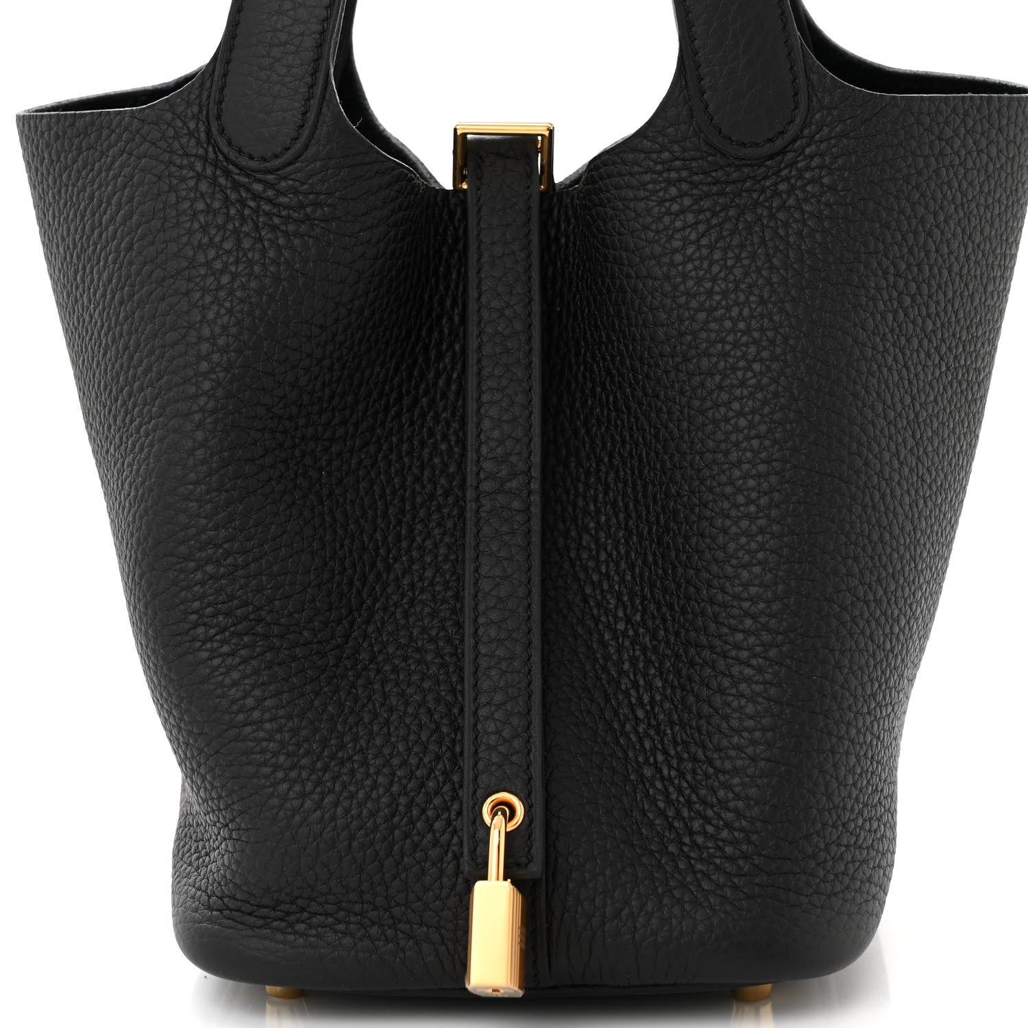 Hermes Taurillon Clemence Picotin Lock 18 PM Black 8 of 10
