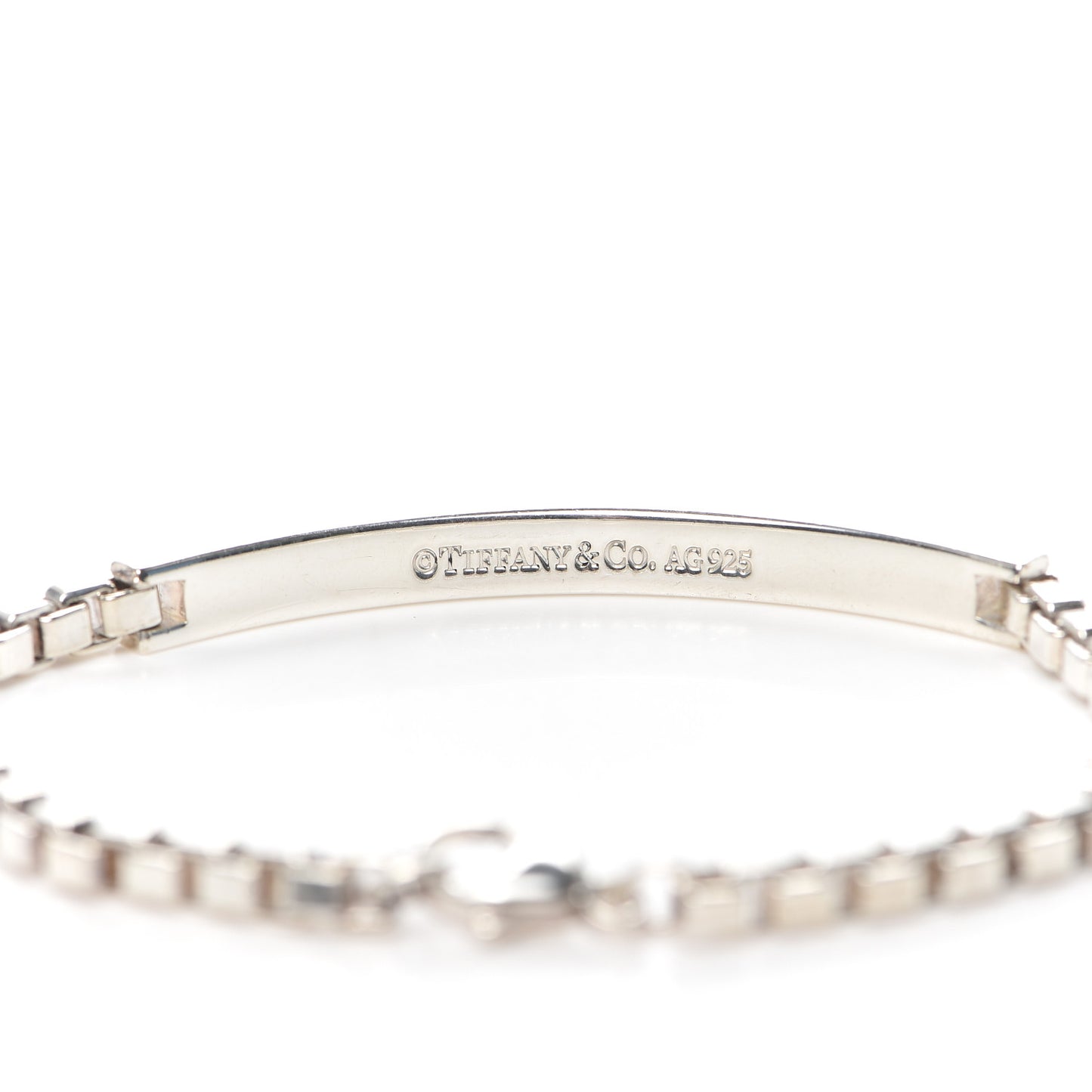 Sterling Silver Venetian Link ID Bracelet