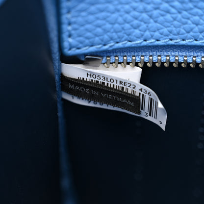 Marc Jacobs Grained Calfskin Mini The Tote Bag Spring Blue 7 of 9