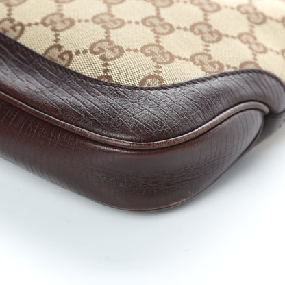 Gucci Monogram Web Small Jackie O Hobo Dark Brown 11 of 14