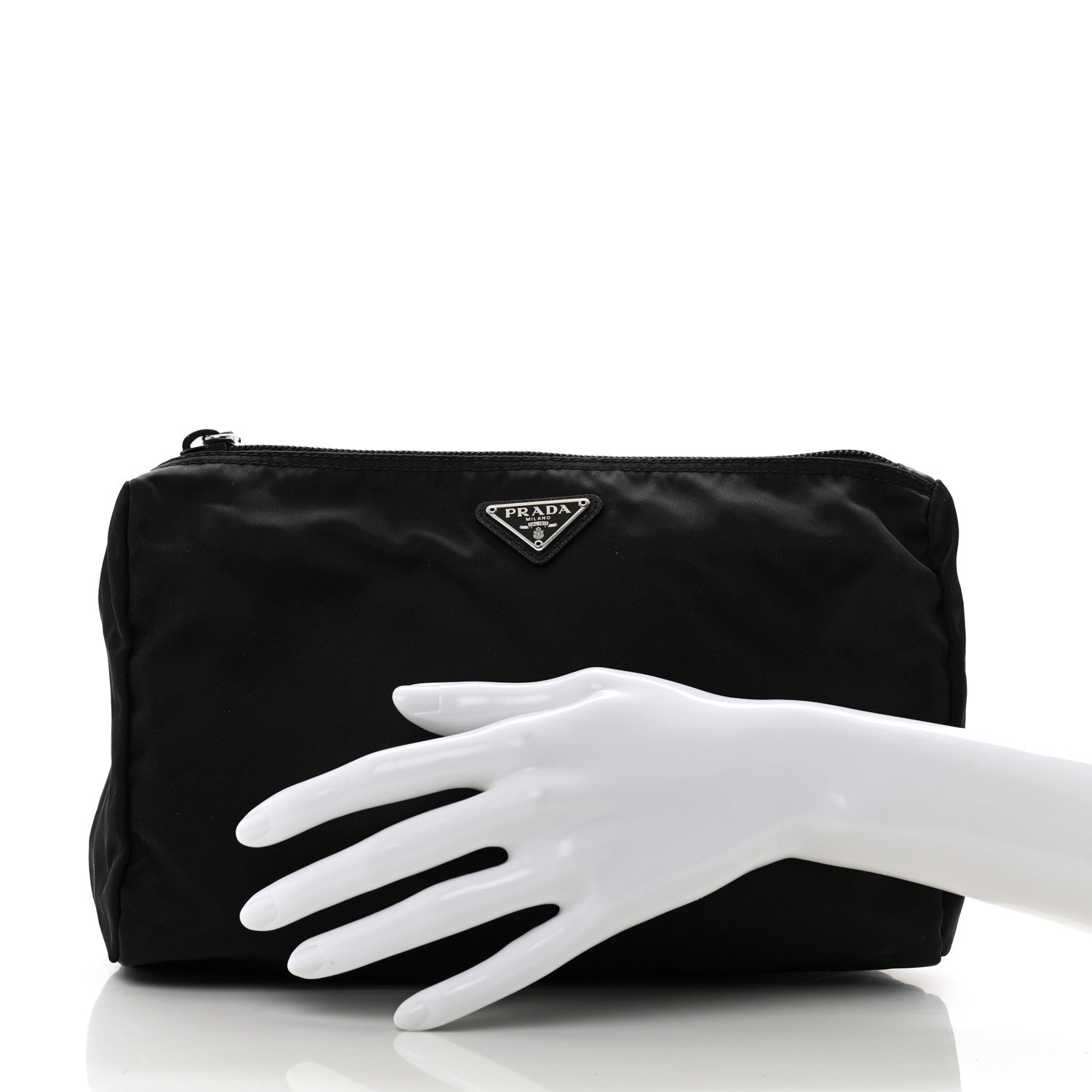Prada Nylon Tessuto Cosmetic Pouch Black 2 of 9