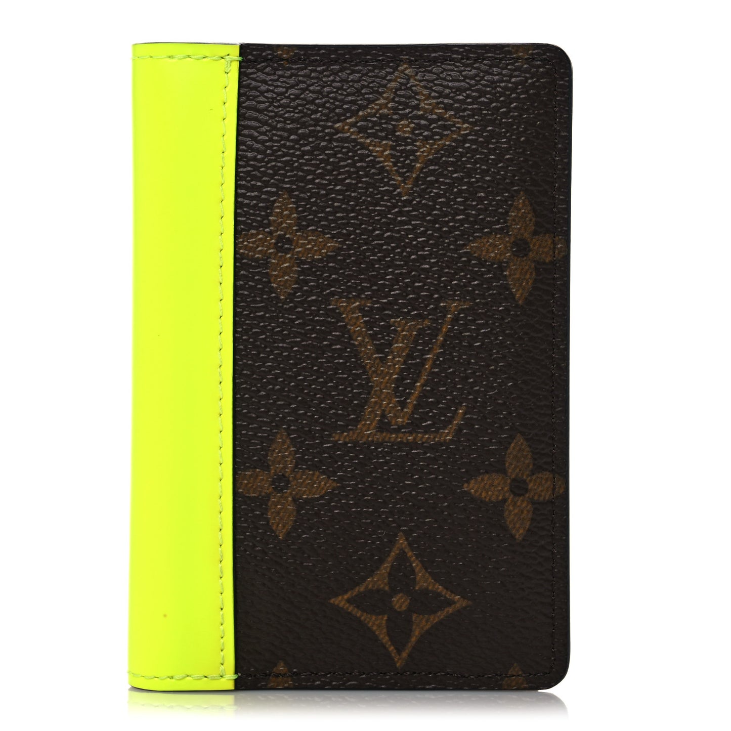 Monogram Pocket Organizer NM Yellow
