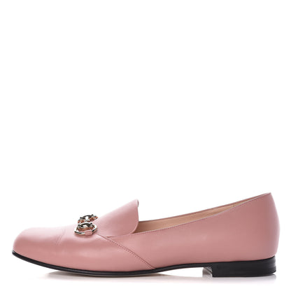 Gucci Calfskin Horsebit Loafers 39.5 Soft Pink 1 of 12