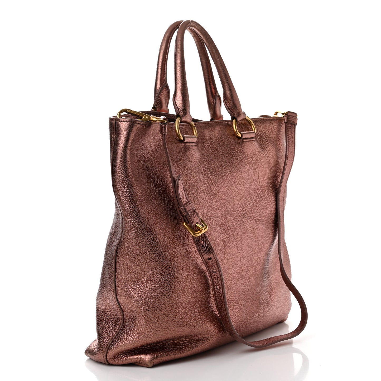 Vitello Daino Shopping Tote Cipria Mordo
