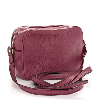 Gucci Pebbled Calfskin Small Soho Disco Bag Peonia Flower 3 of 14