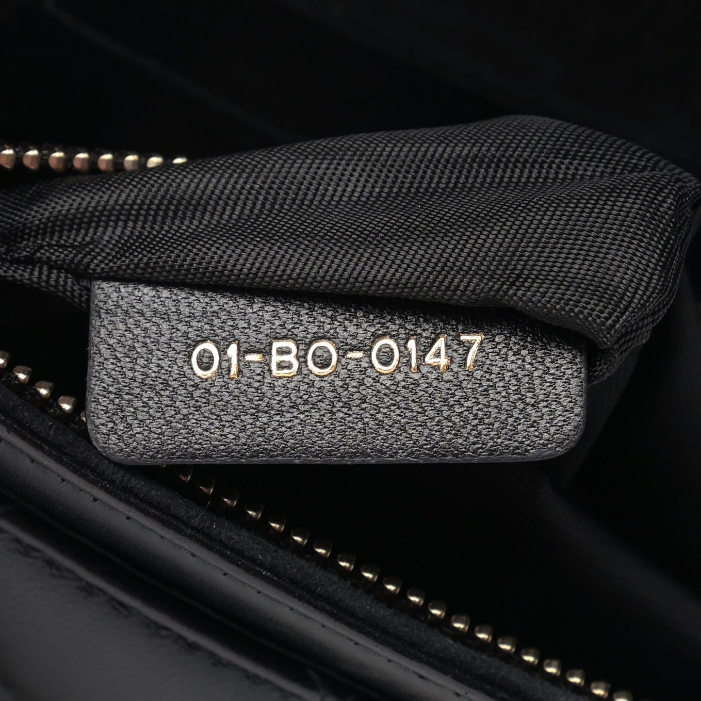 Lambskin Cannage Dioraddict Wallet on Chain Clutch Black
