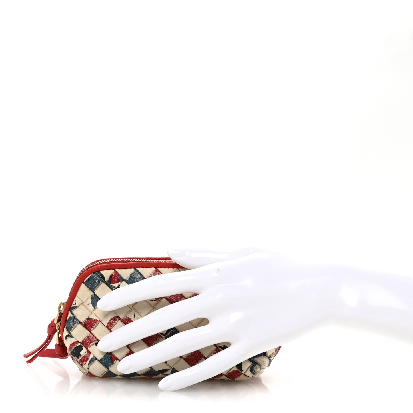 Nappa Intrecciato Cosmetic Case Multicolor