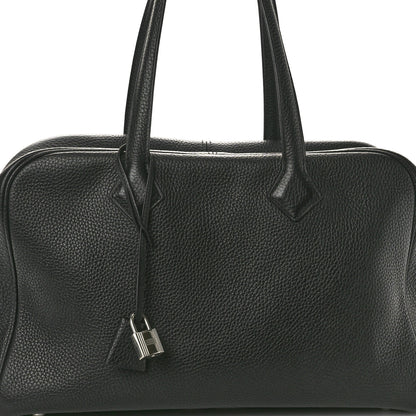 Hermes Taurillon Clemence Victoria II 35 Black 8 of 10