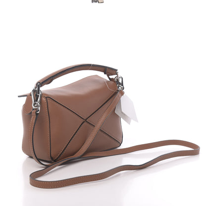 Loewe Calfskin Mini Puzzle Bag Tan 3 of 10