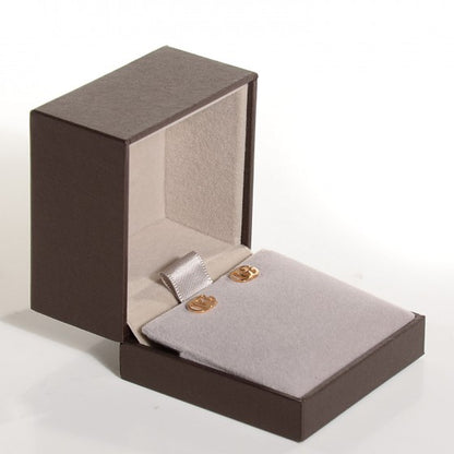 Gucci 18K Yellow Gold GG Tissue Stud Earrings 6 of 12