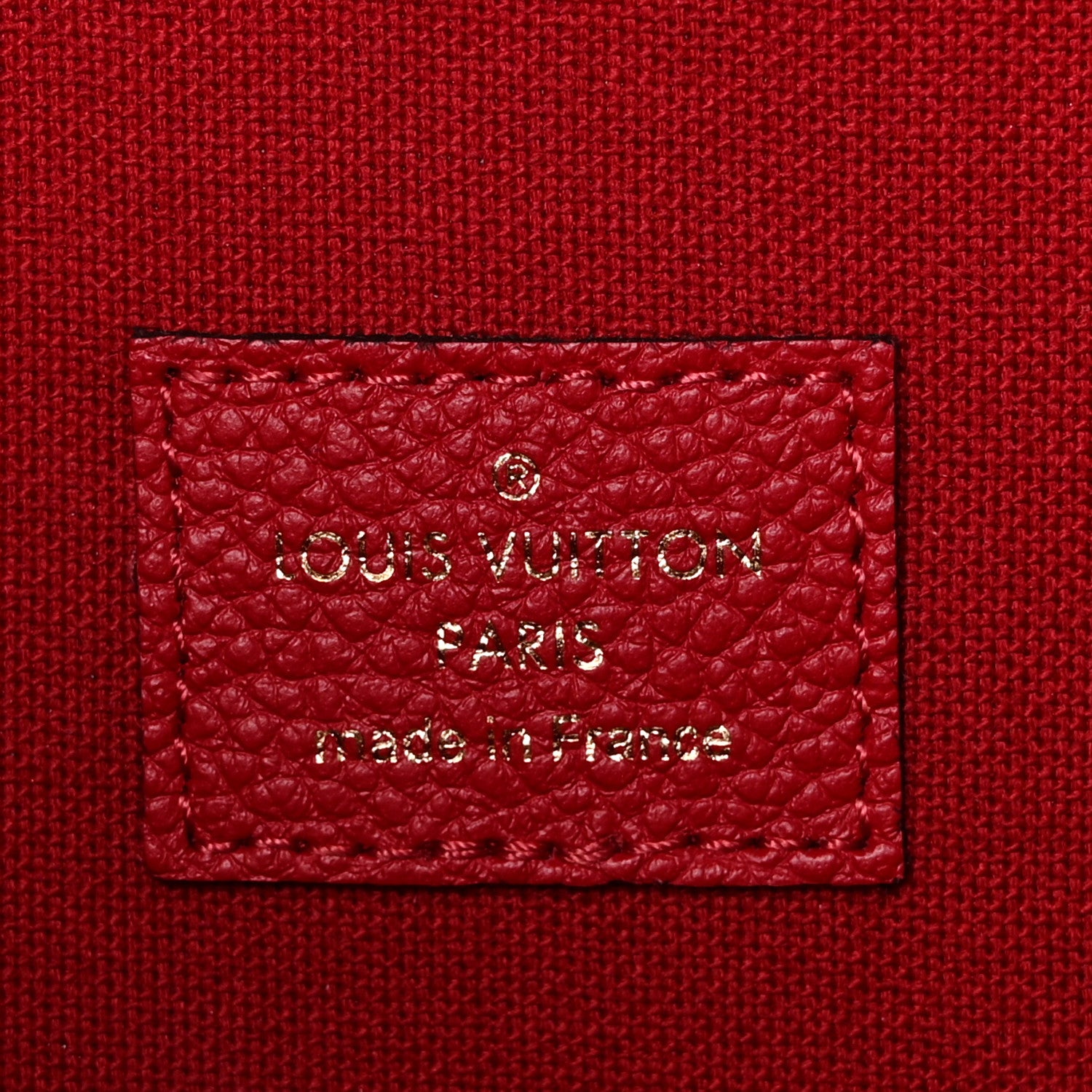 Louis Vuitton Empreinte Pochette Felicie Chain Wallet Scarlet 6 of 9