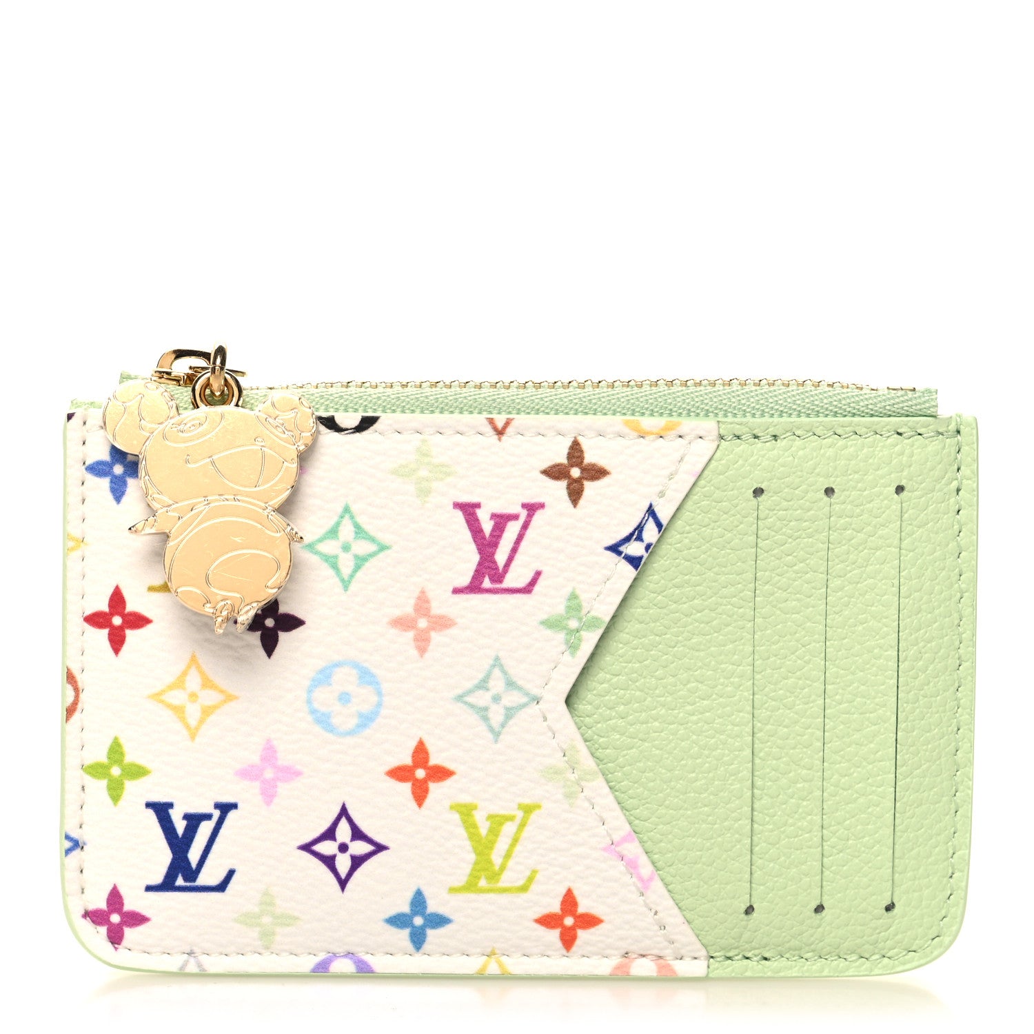 Louis Vuitton LV X TM Monogram Romy Card Holder Green Tea 1 of 7