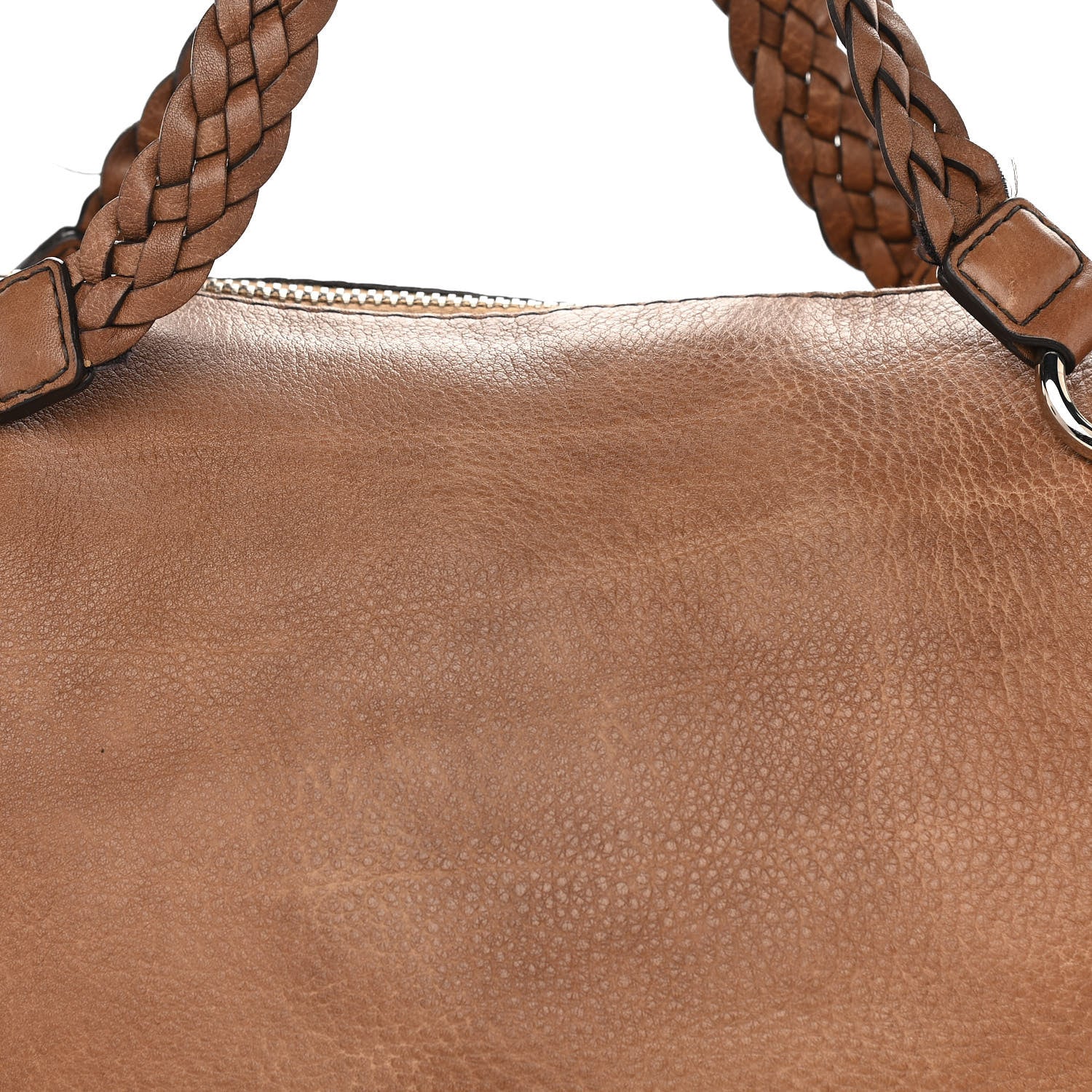 Gucci Calfskin Large Bamboo Bar Shoulder Bag Light Brown 8 of 13
