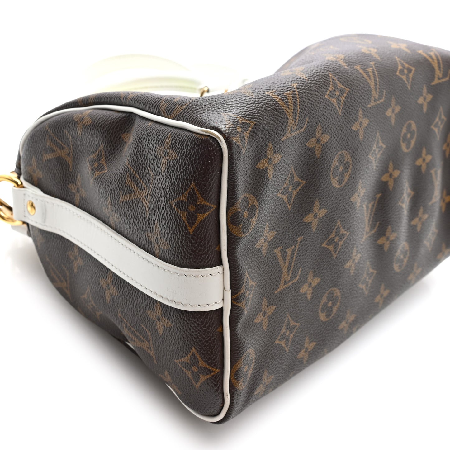 Monogram LV Match Speedy Bandouliere 25 White