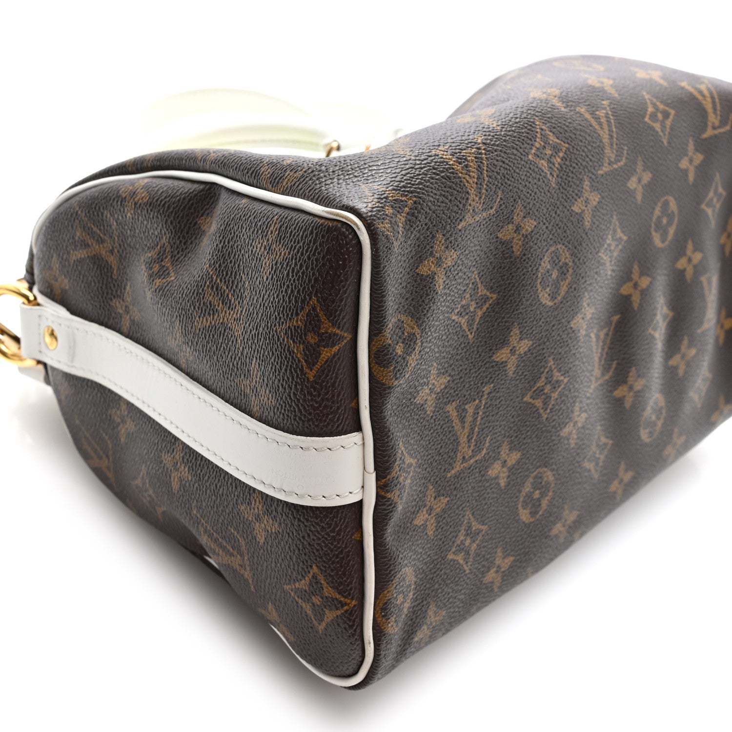 Louis Vuitton Monogram LV Match Speedy Bandouliere 25 White 8 of 9