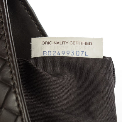 Bottega Veneta Calfskin Intrecciato VN Small Messenger Bag Ebano 7 of 9
