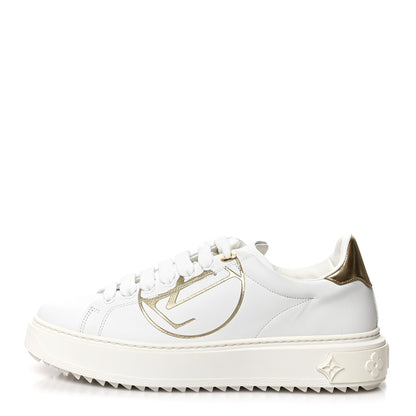 Louis Vuitton Calfskin Time Out Sneakers 38 White 1 of 9