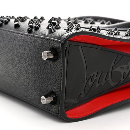 Christian Louboutin Calfskin Spikes Loubinthesky Mini Paloma Black 10 of 10