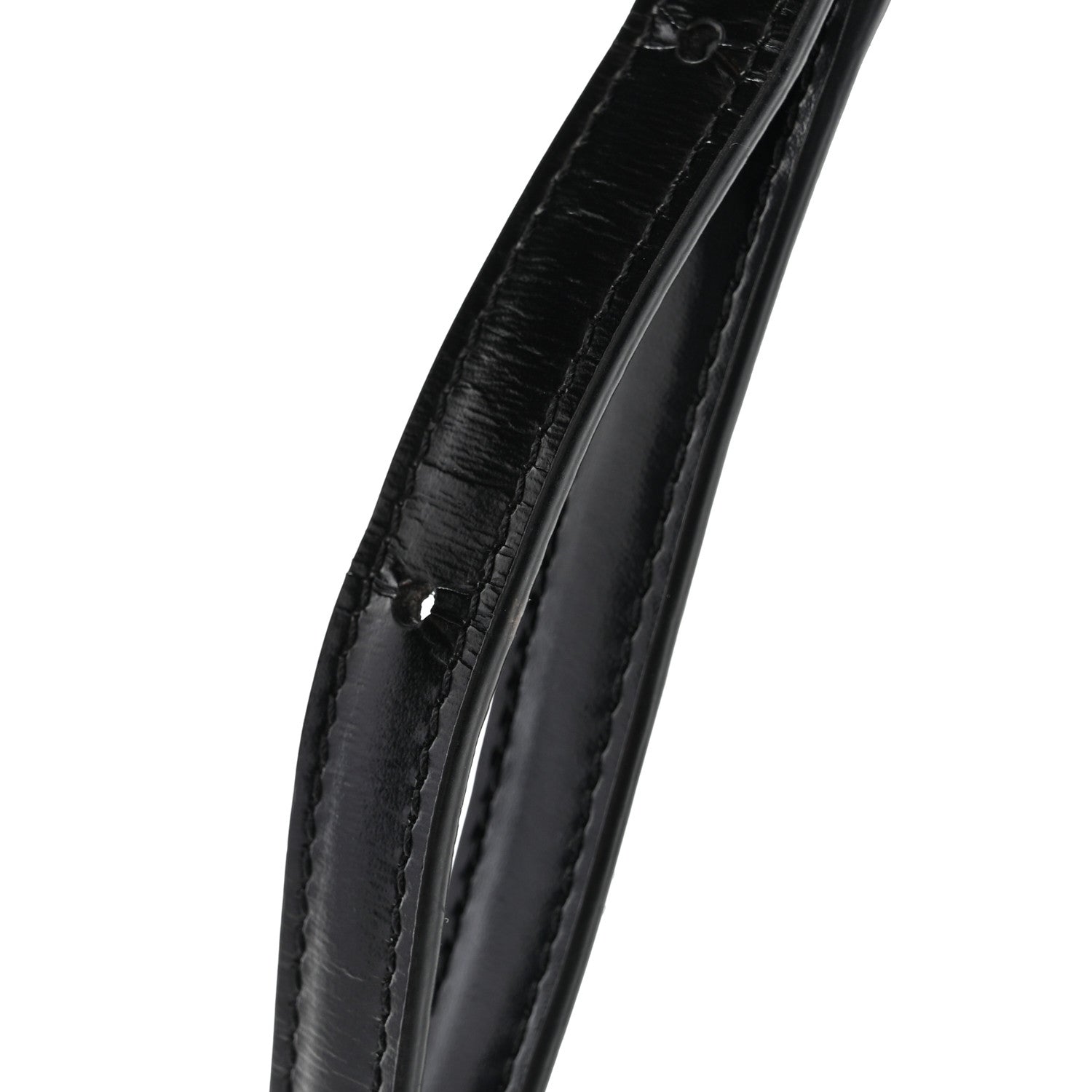 Celine Shiny Calfskin Triomphe Shoulder Bag Black 12 of 12