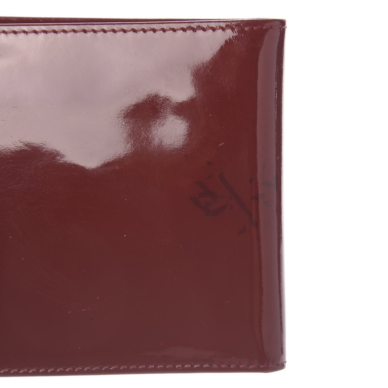 Chanel Patent Bi-Fold Wallet Red 13 of 13