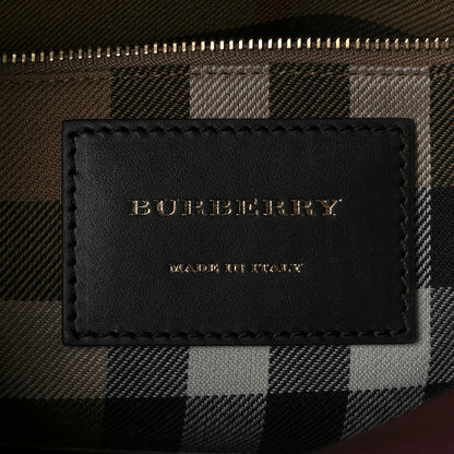 Burberry Derby Calfskin Medium Alchester Bowling Bag Mahogany Red 5 of 8
