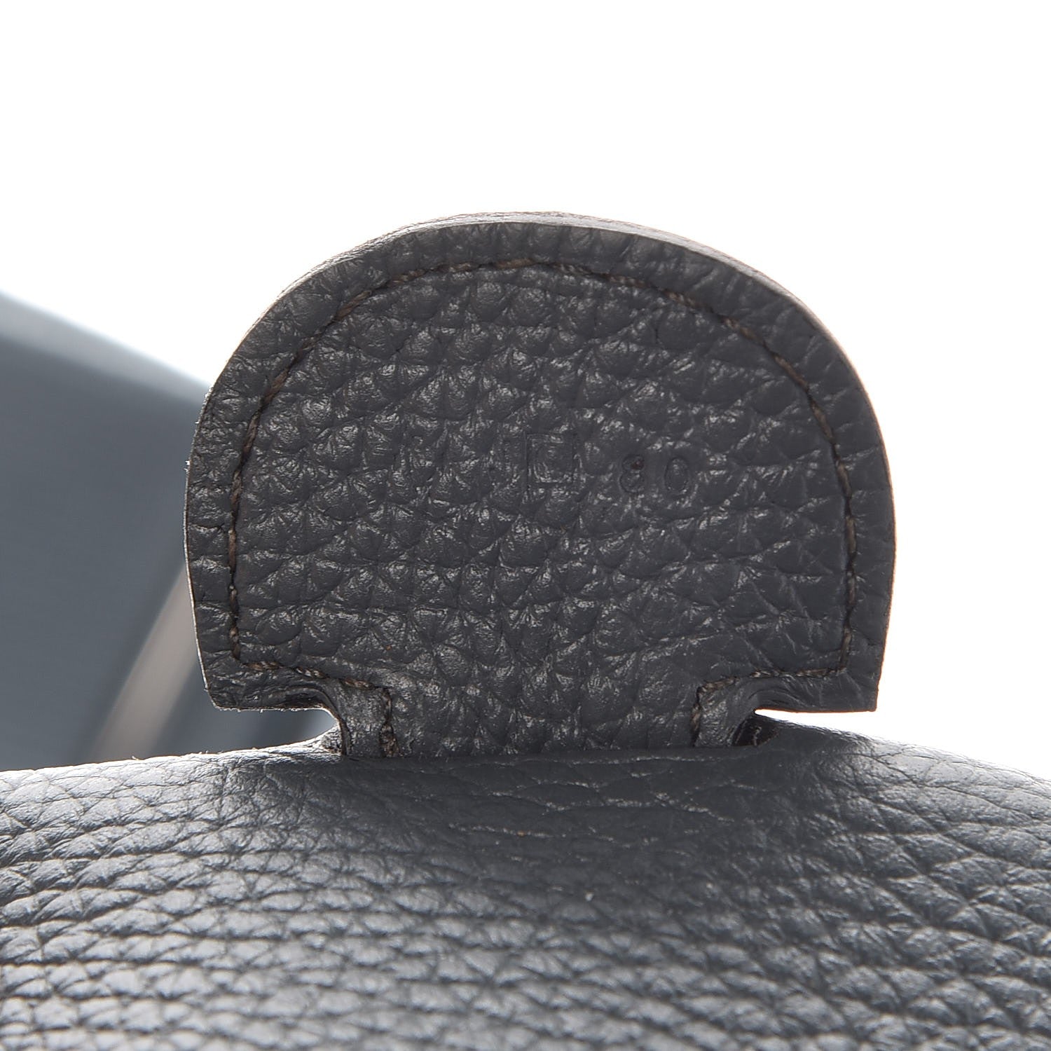 Hermes Taurillon Clemence Evelyne III GM Bleu Orage 8 of 10