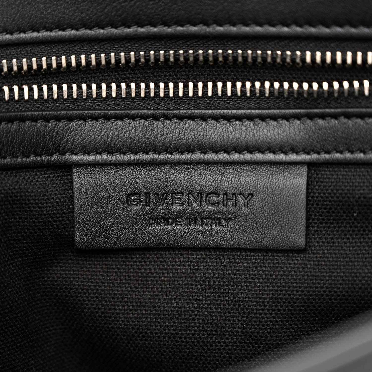 Givenchy Calfskin Small Pandora Pure Flap Bag Black White 6 of 10