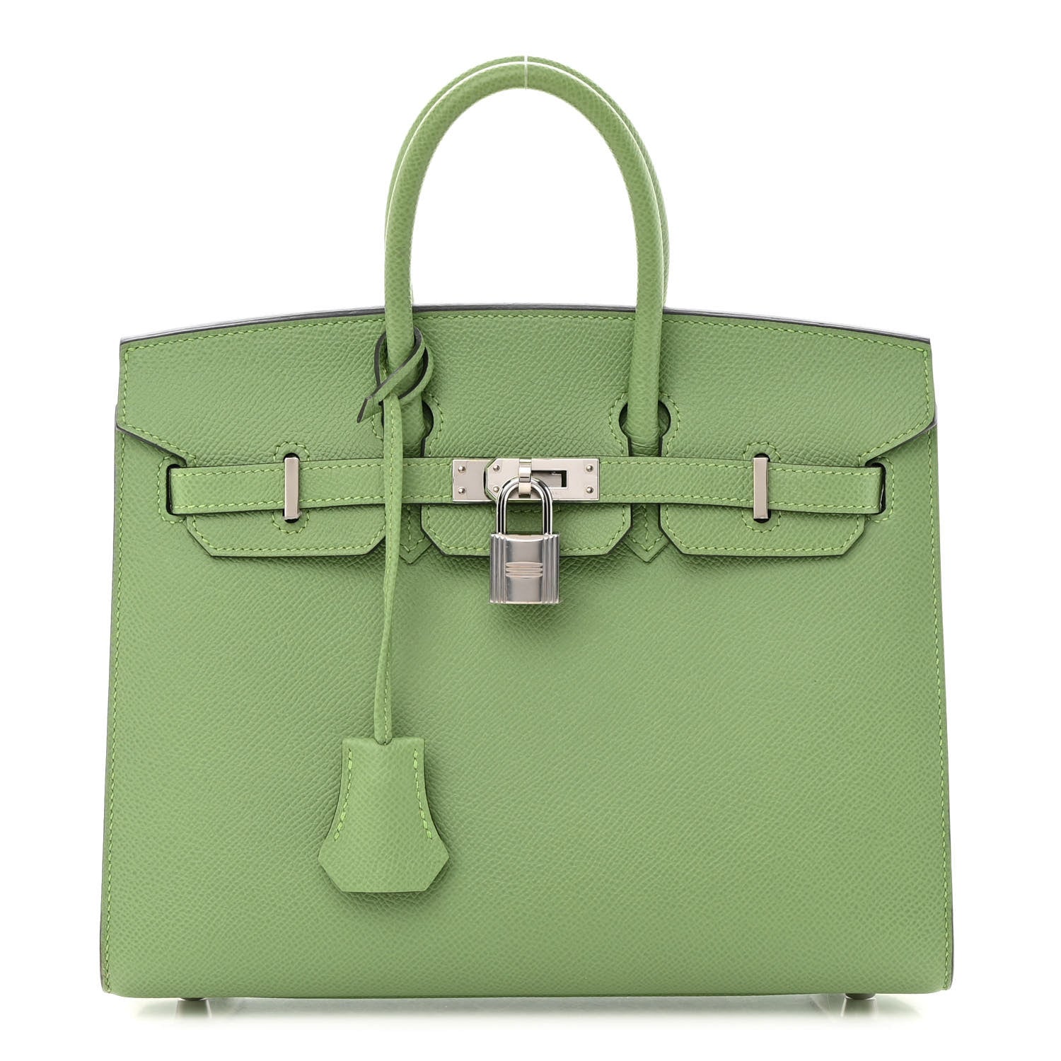 Hermes Epsom Birkin Sellier 25 Vert Criquet 1 of 11