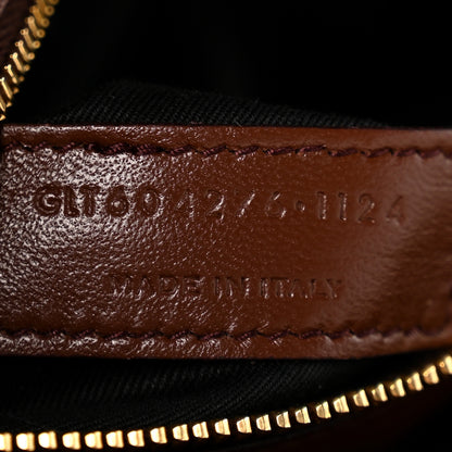 Saint Laurent Raffia Monogram Tassel Kate 99 Dark Nude 7 of 12