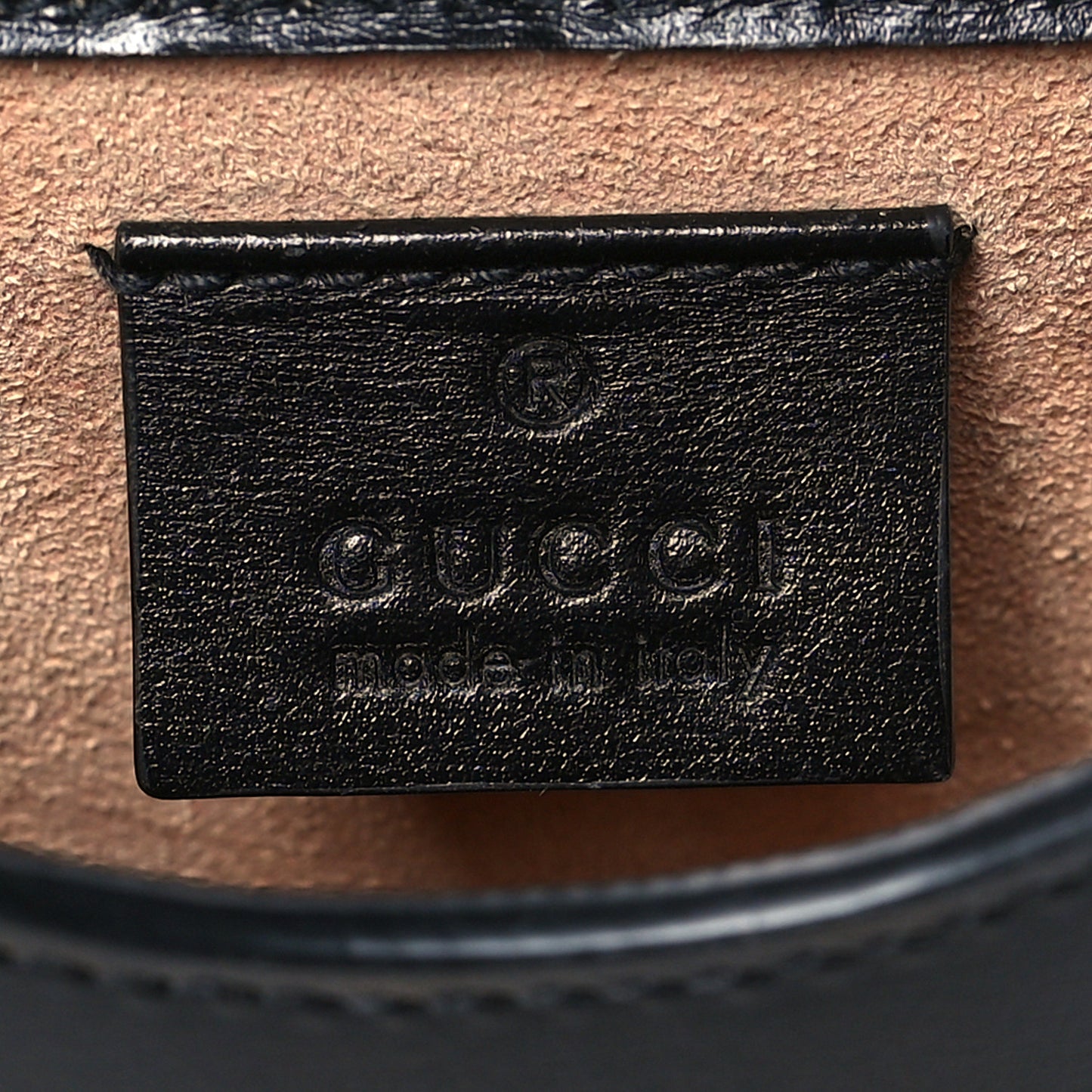 Boarded Plutone Calfskin Mini Horsebit 1955 Crossbody Bag Black