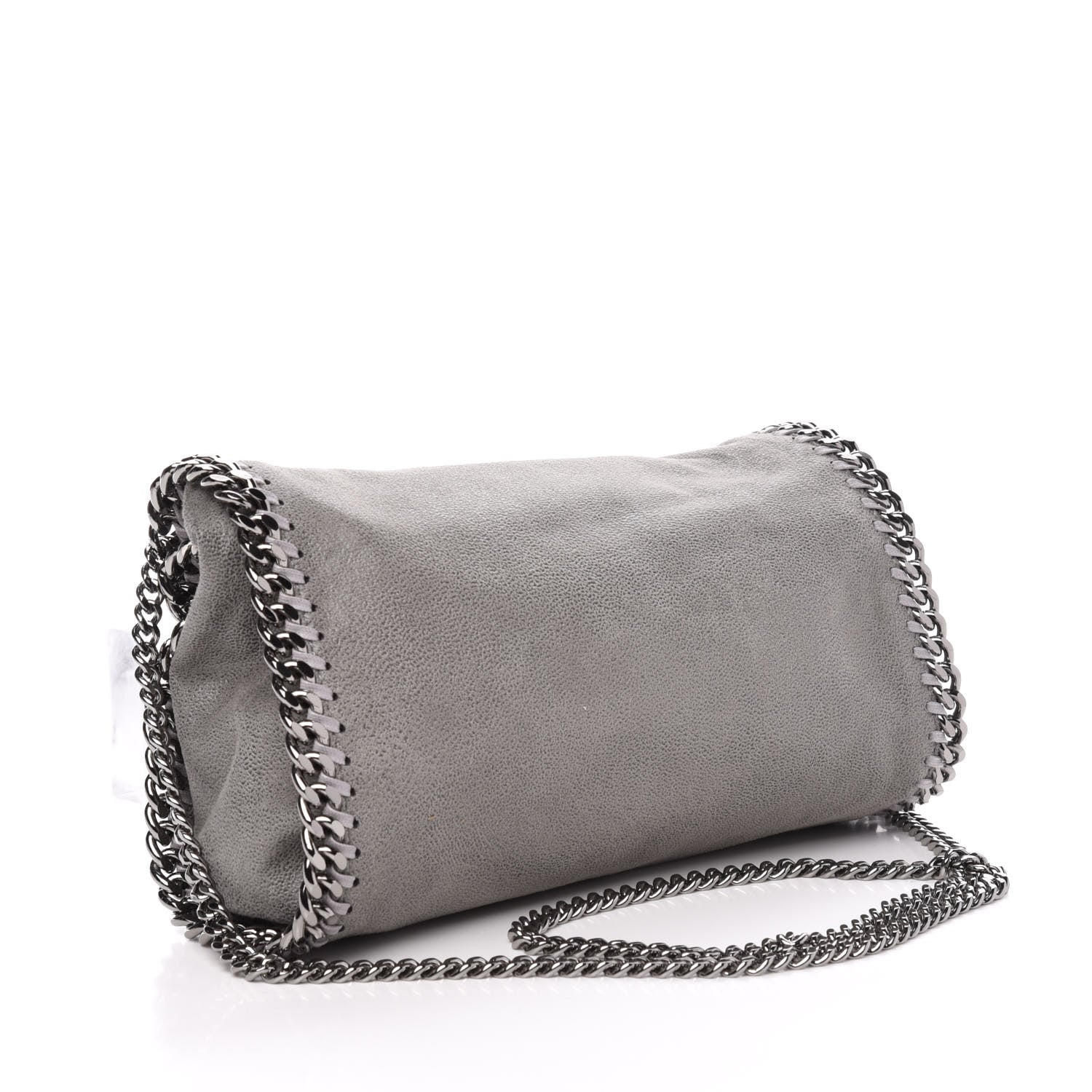 Stella McCartney Shaggy Deer Mini Falabella Tote Light Grey 4 of 10