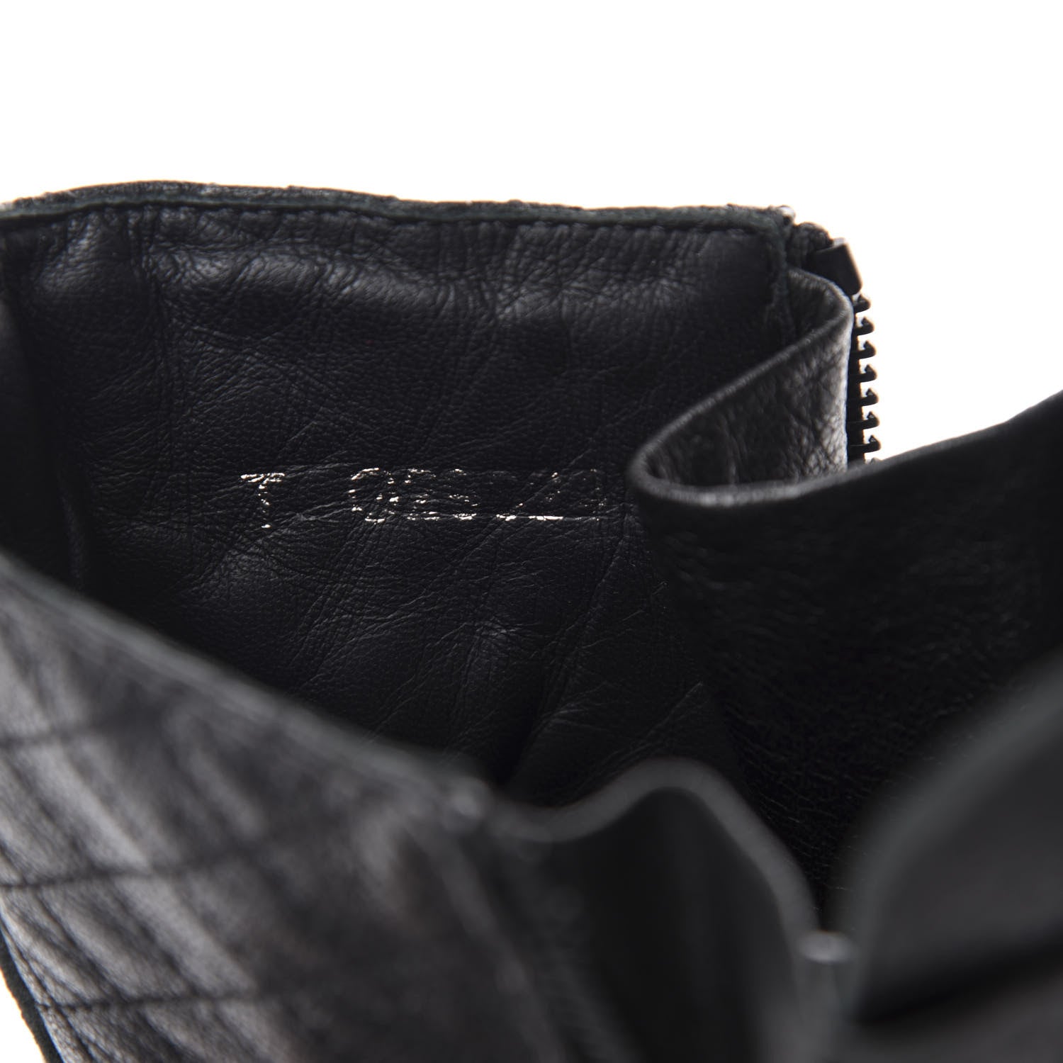 Chanel Sheepskin Quilted CC Tall Lace Up Combat Boots 39 Black 10 of 11