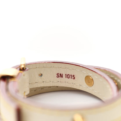 Louis Vuitton Suhali Double Tour Bracelet White 5 of 5