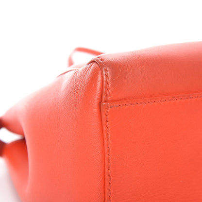 Fendi Nappa Mini Peekaboo Iconic Satchel Papavero 13 of 21