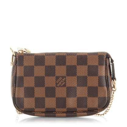 Louis Vuitton Damier Ebene Mini Pochette Accessories 1 of 7