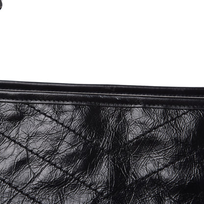Saint Laurent Crinkled Calfskin Matelasse Monogram Large Niki Shopping Tote Bag Black 10 of 10