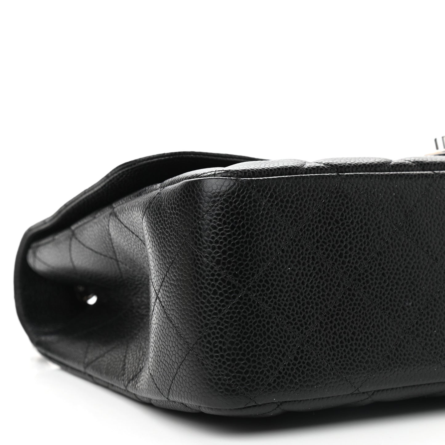 Caviar Quilted Jumbo Single Flap Black