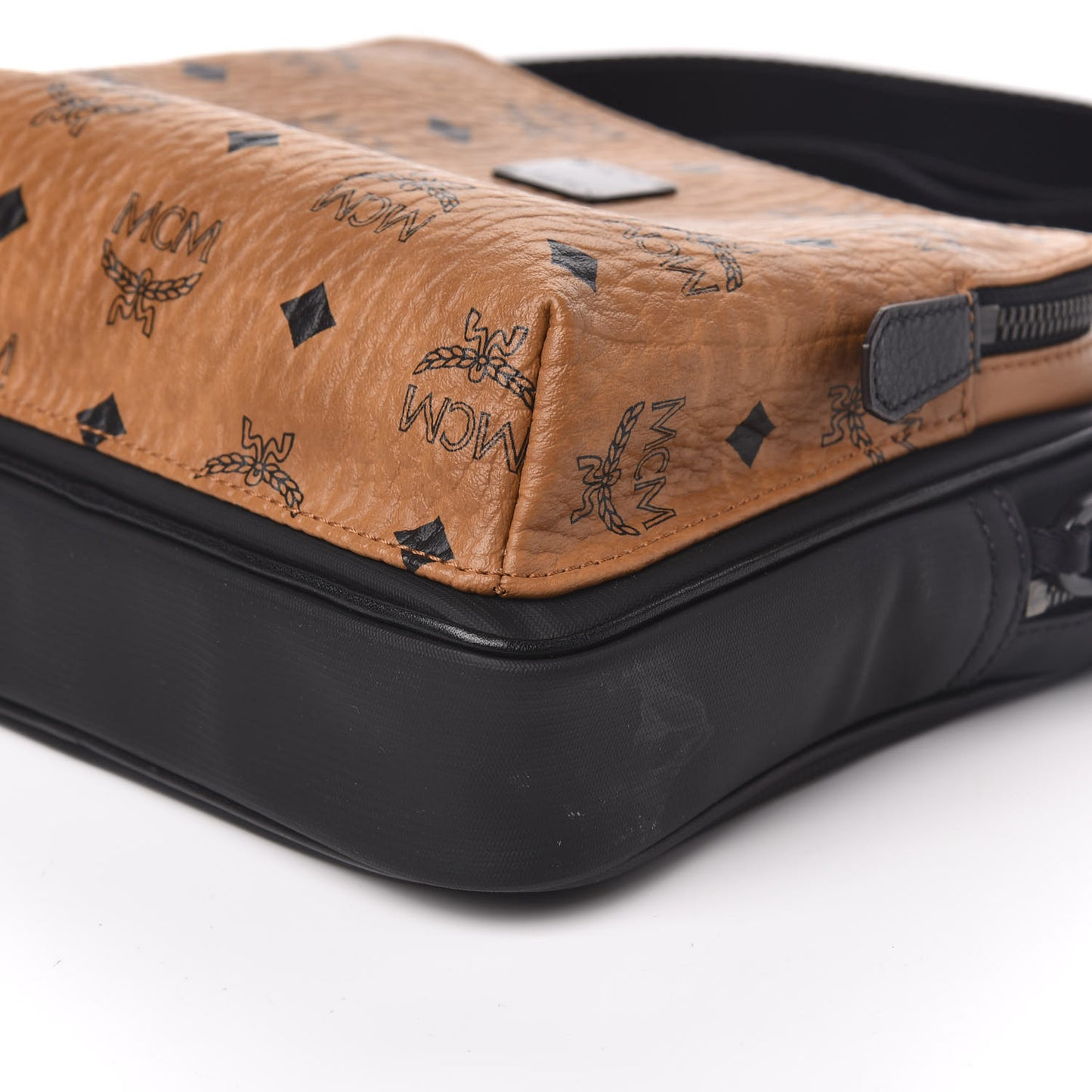 Visetos Square 1976 Crossbody Bag Cognac Black