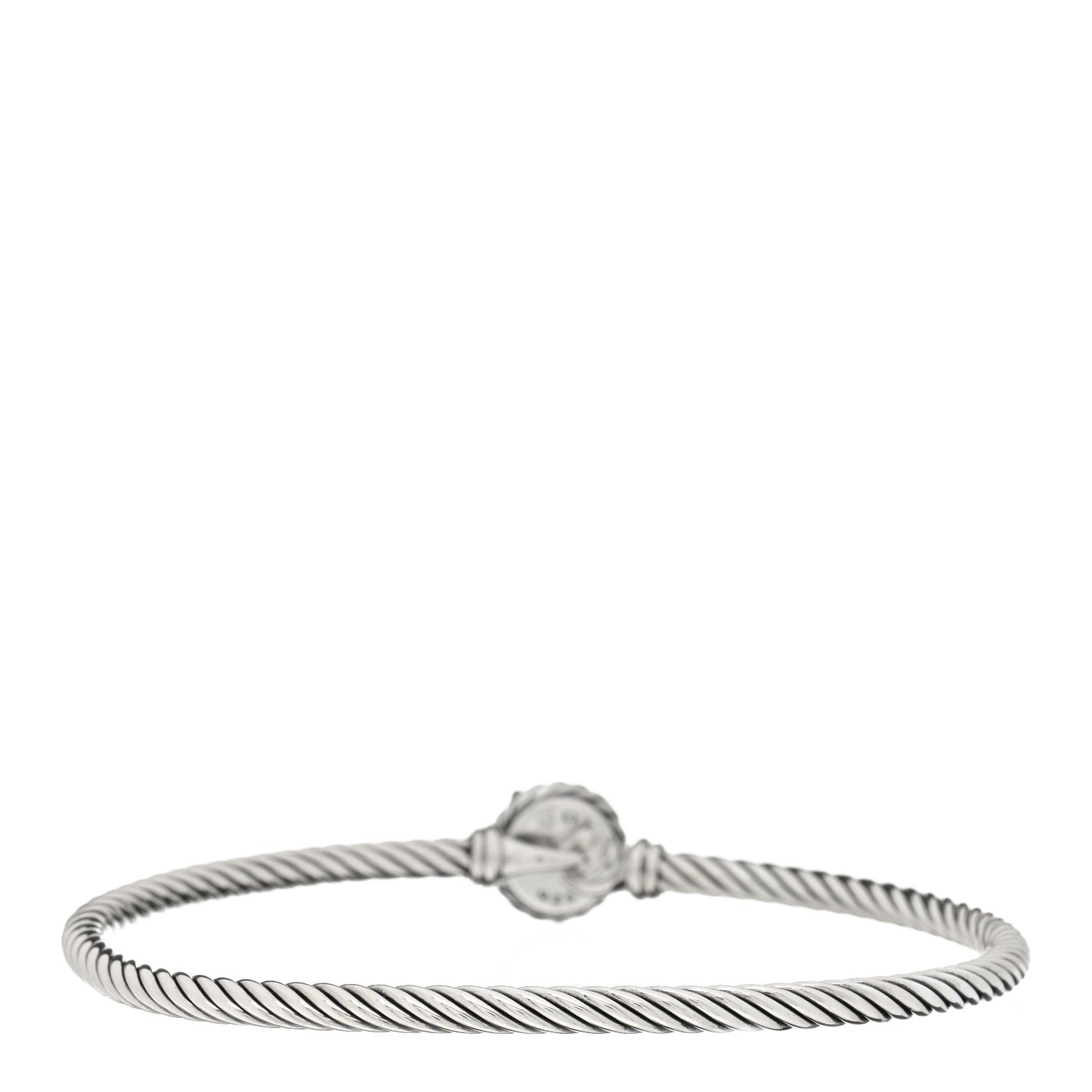 Sterling Silver Pearl 3mm Chatelaine Bracelet