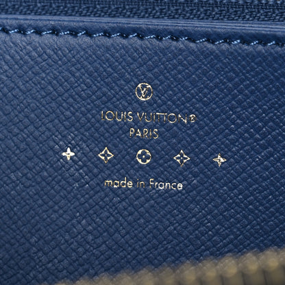 Louis Vuitton Monogram Denim Zippy Wallet NM Blue 6 of 6